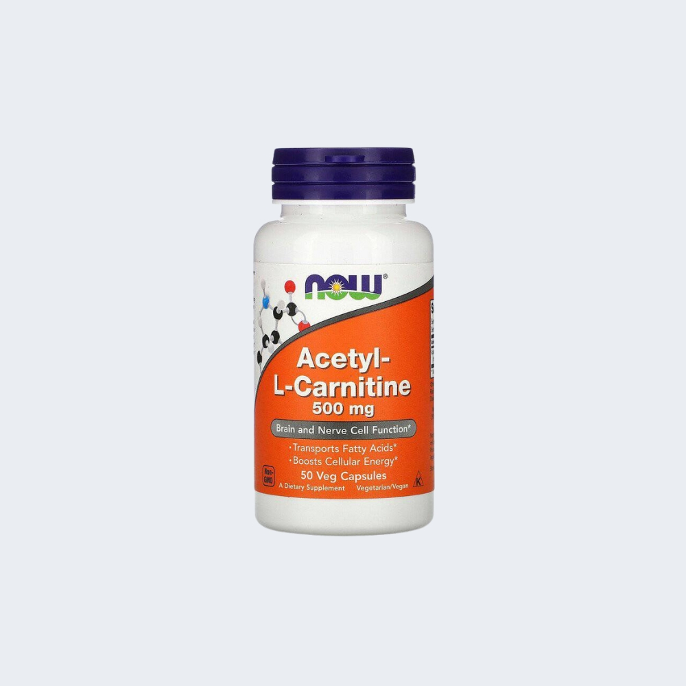 ACETIL L CARNITINA - 500 MG 50 CAPSULAS - NOW