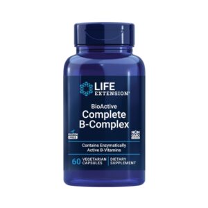 BIO ACTIVE COMPLEX B COMPLETE (Complexo B Plus) - 60 Capsulas - Life Extension