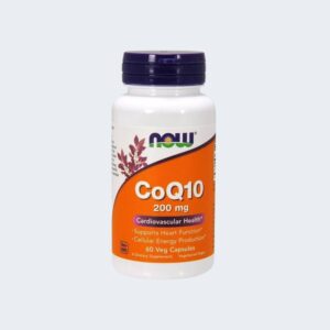 COENZIMA Q10  - 200mg, 60 Capsulas - NOW