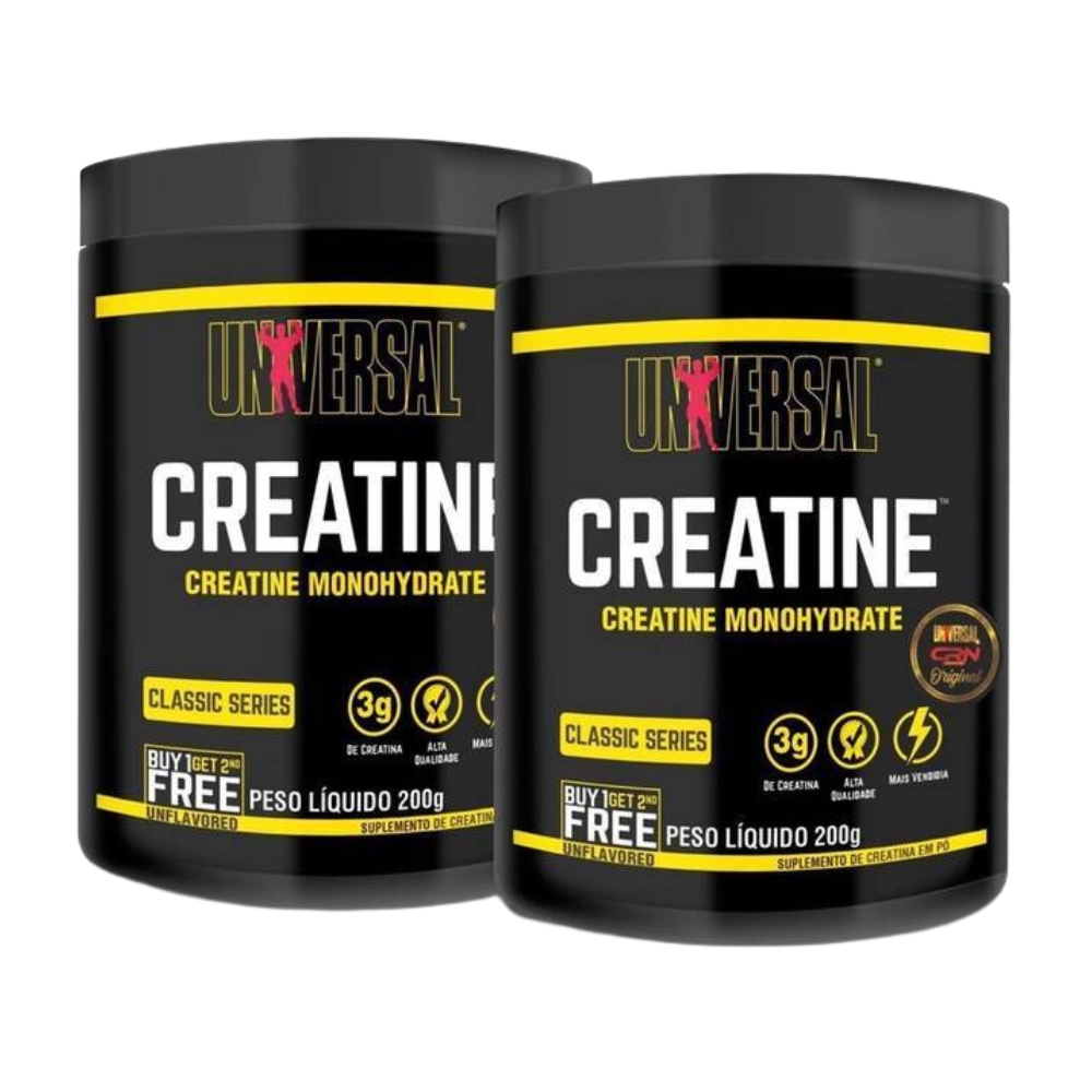 COMBO CREATINA  MONOHIDRATADA - (2X 200gr em pó) - UNIVERSAL