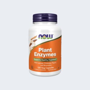 PLANT ENZYMES ENZIMAS DIGESTIVAS - 120 Capsulas - NOW