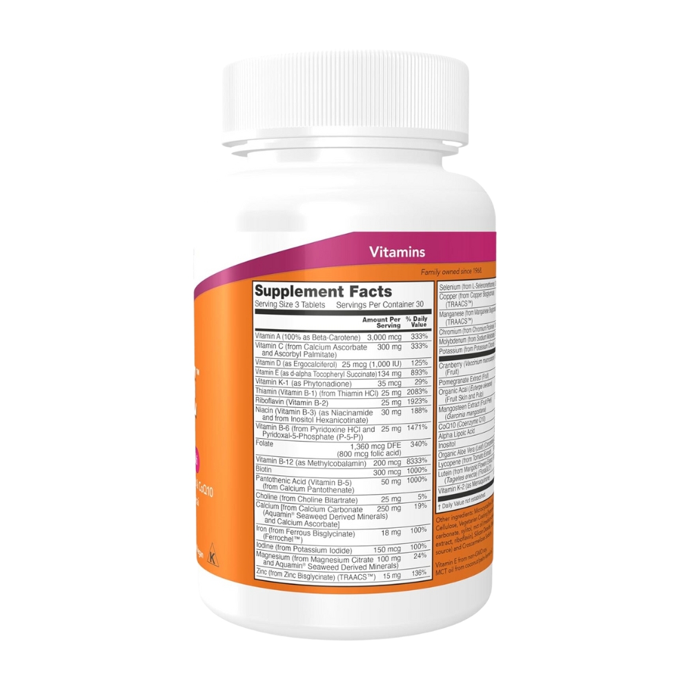 EVE (MULTIVITAMINICO) SUPERIOR FEMININO  - 90 Softgels - NOW - Imagem 3