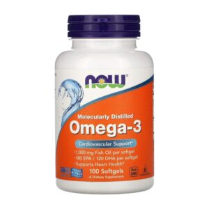 OMEGA 3 - 1000 MG 100 Softgels - NOW